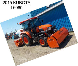 2015 KUBOTA L6060