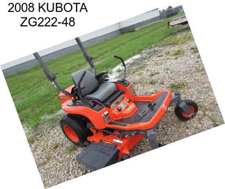 2008 KUBOTA ZG222-48