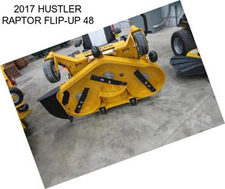 2017 HUSTLER RAPTOR FLIP-UP 48