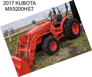 2017 KUBOTA MX5200HST