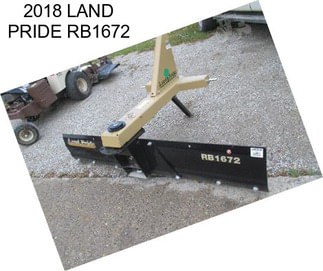 2018 LAND PRIDE RB1672