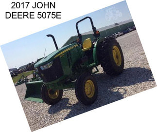 2017 JOHN DEERE 5075E