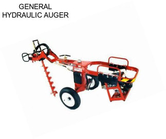 GENERAL HYDRAULIC AUGER