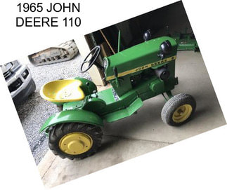 1965 JOHN DEERE 110