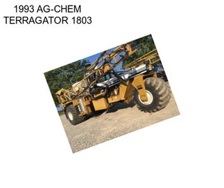 1993 AG-CHEM TERRAGATOR 1803