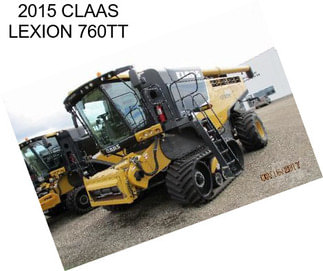 2015 CLAAS LEXION 760TT