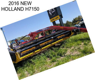 2016 NEW HOLLAND H7150