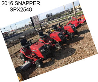 2016 SNAPPER SPX2548