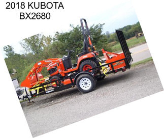 2018 KUBOTA BX2680