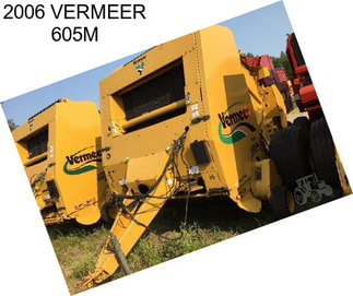 2006 VERMEER 605M