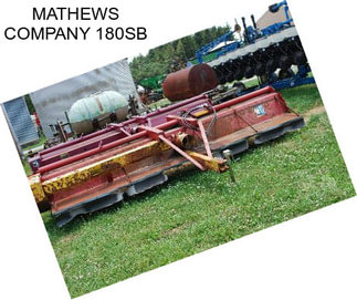 MATHEWS COMPANY 180SB