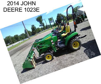 2014 JOHN DEERE 1023E