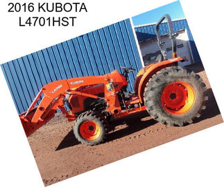 2016 KUBOTA L4701HST