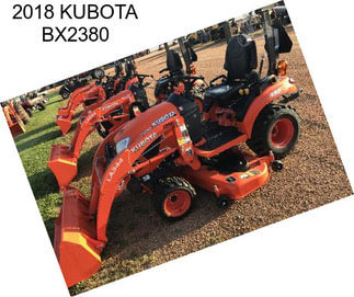 2018 KUBOTA BX2380