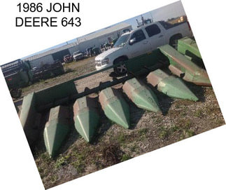 1986 JOHN DEERE 643