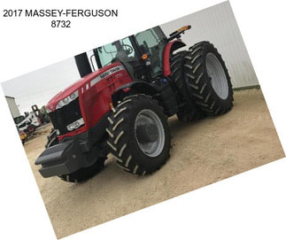 2017 MASSEY-FERGUSON 8732