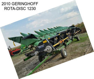 2010 GERINGHOFF ROTA-DISC 1230