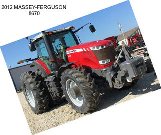 2012 MASSEY-FERGUSON 8670