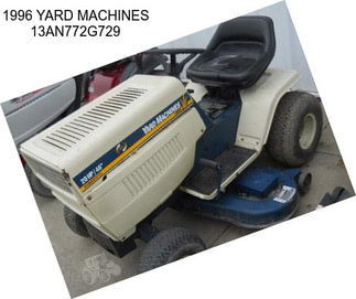 1996 YARD MACHINES 13AN772G729