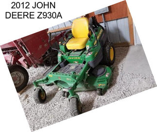 2012 JOHN DEERE Z930A