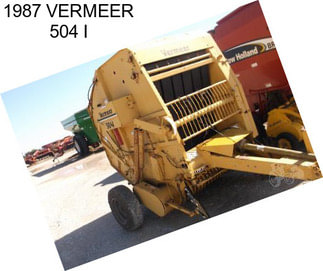 1987 VERMEER 504 I