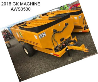 2016 GK MACHINE AWS3530