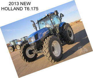 2013 NEW HOLLAND T6.175