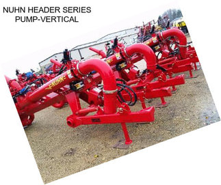 NUHN HEADER SERIES PUMP-VERTICAL