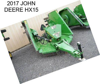 2017 JOHN DEERE HX15