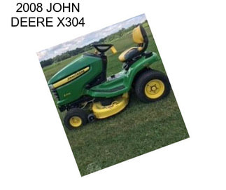 2008 JOHN DEERE X304