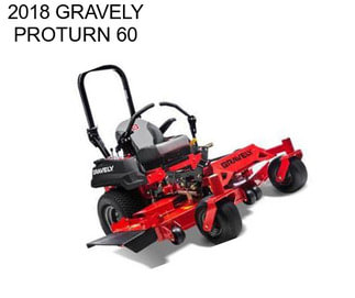 2018 GRAVELY PROTURN 60