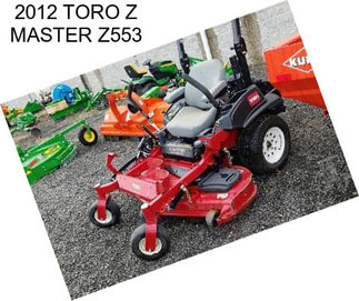 2012 TORO Z MASTER Z553