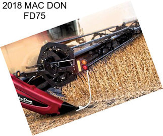 2018 MAC DON FD75