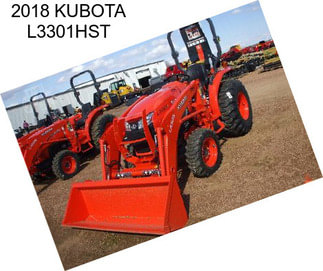 2018 KUBOTA L3301HST