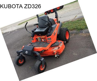 KUBOTA ZD326