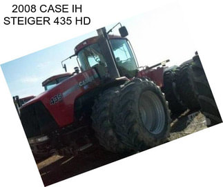 2008 CASE IH STEIGER 435 HD