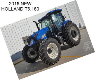 2016 NEW HOLLAND T6.180