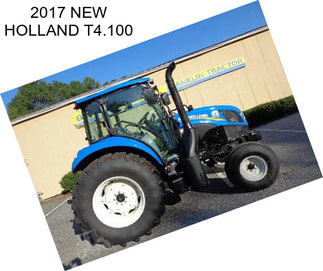 2017 NEW HOLLAND T4.100