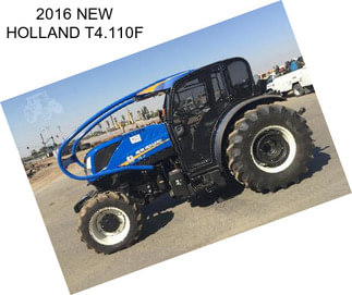 2016 NEW HOLLAND T4.110F