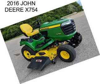 2016 JOHN DEERE X754