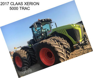 2017 CLAAS XERION 5000 TRAC