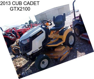 2013 CUB CADET GTX2100