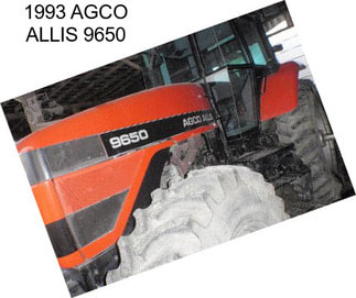 1993 AGCO ALLIS 9650