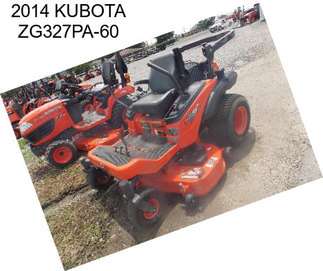 2014 KUBOTA ZG327PA-60