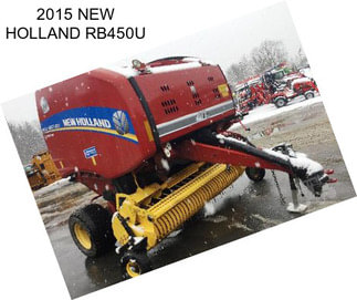 2015 NEW HOLLAND RB450U