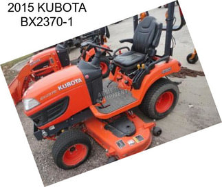 2015 KUBOTA BX2370-1