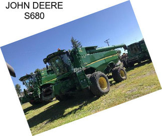 JOHN DEERE S680
