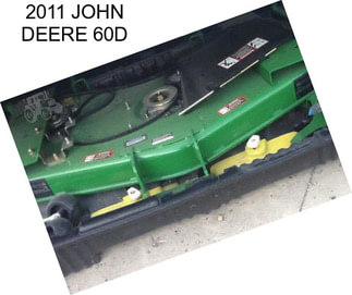 2011 JOHN DEERE 60D