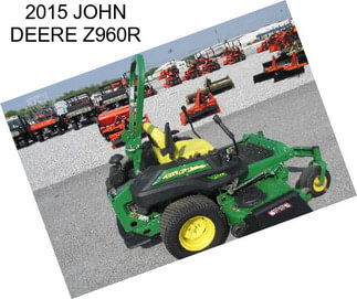 2015 JOHN DEERE Z960R