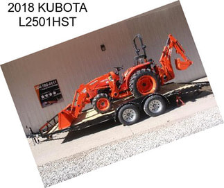 2018 KUBOTA L2501HST